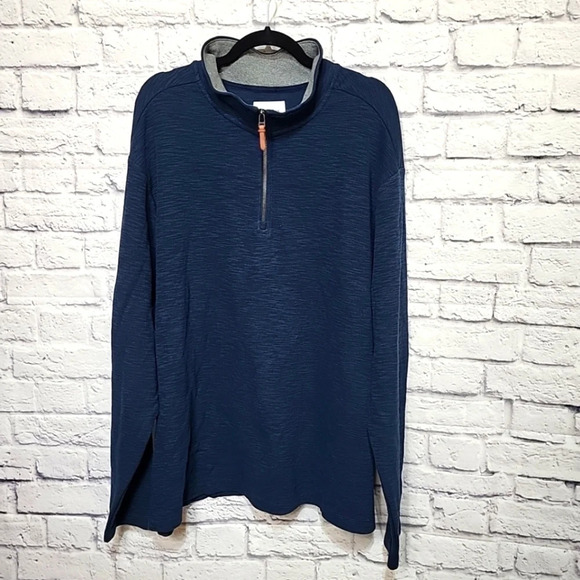 Goodfellow & Co Long Sleeve‎ Navy XXL Half Zip Mock Neck NWT - Picture 1 of 7